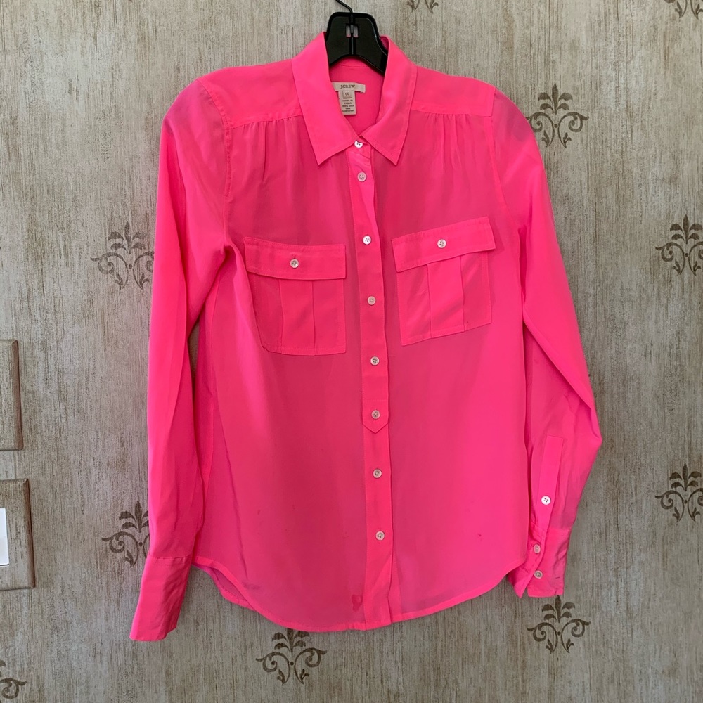 J Crew silk blouse